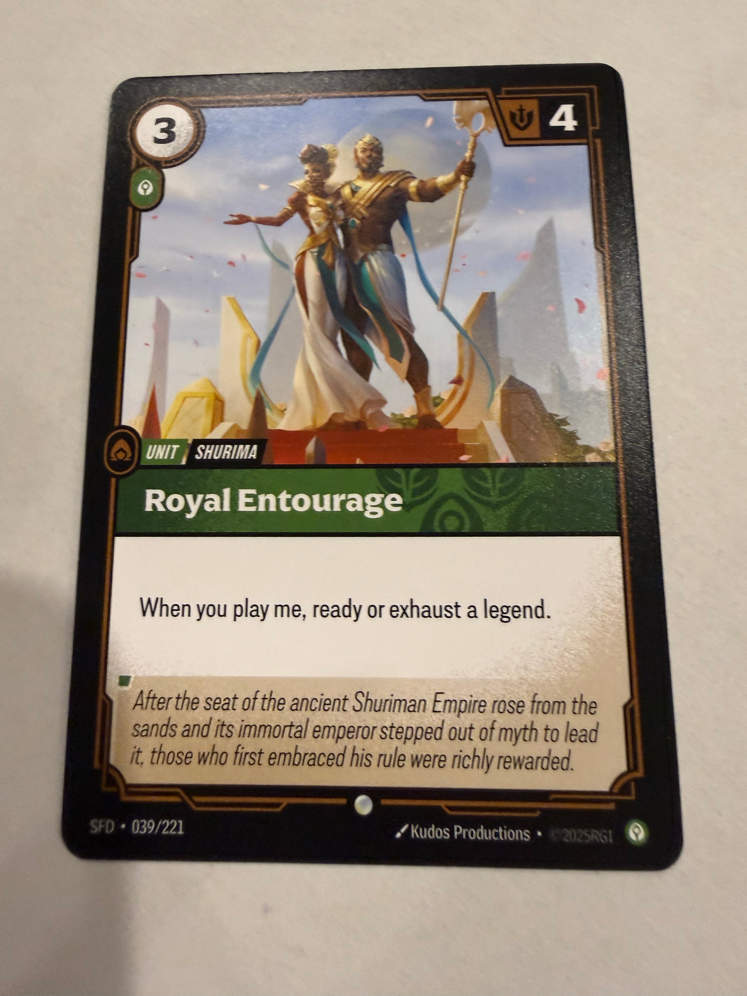 Royal Entourage