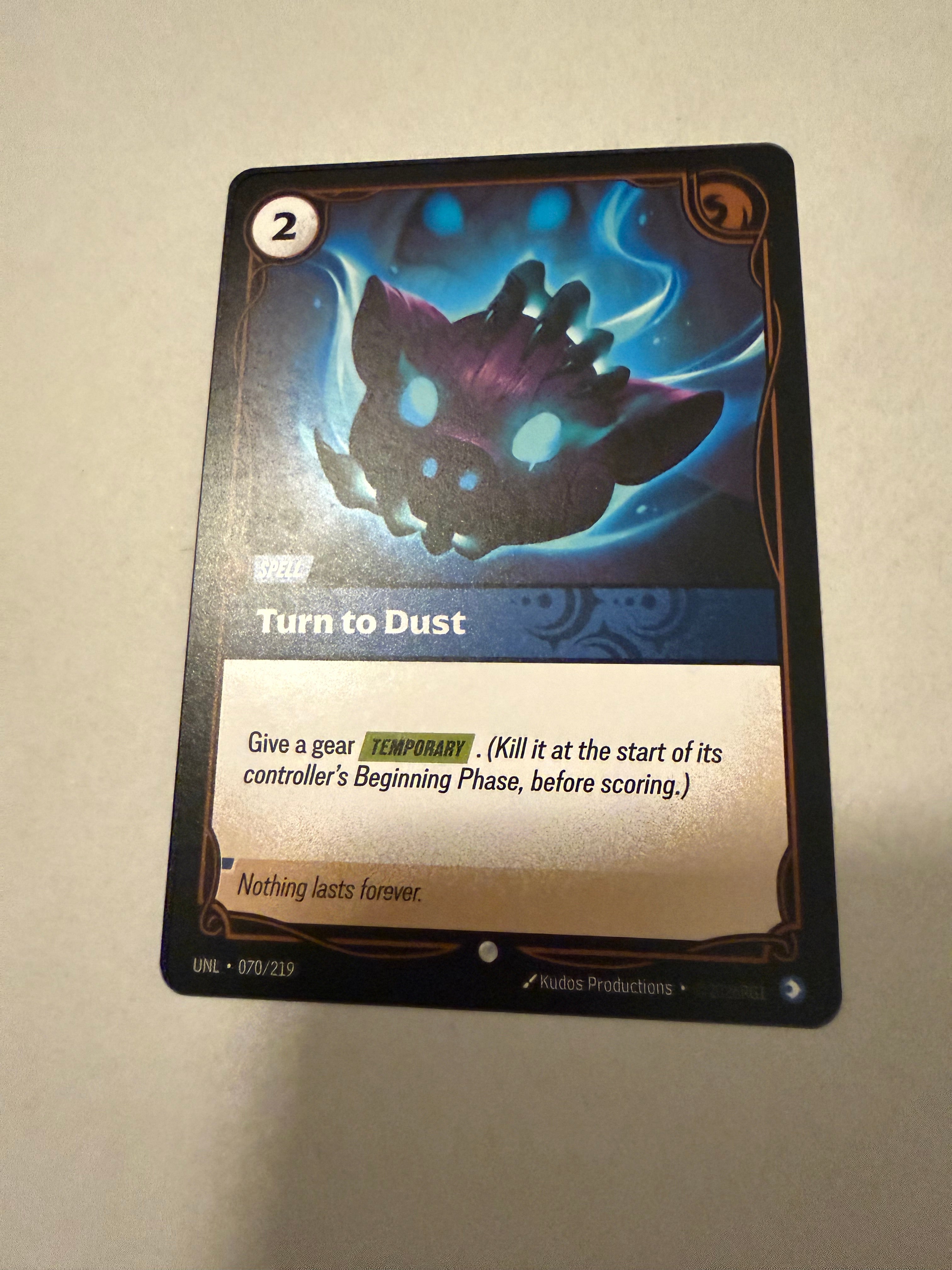 Turn to Dust