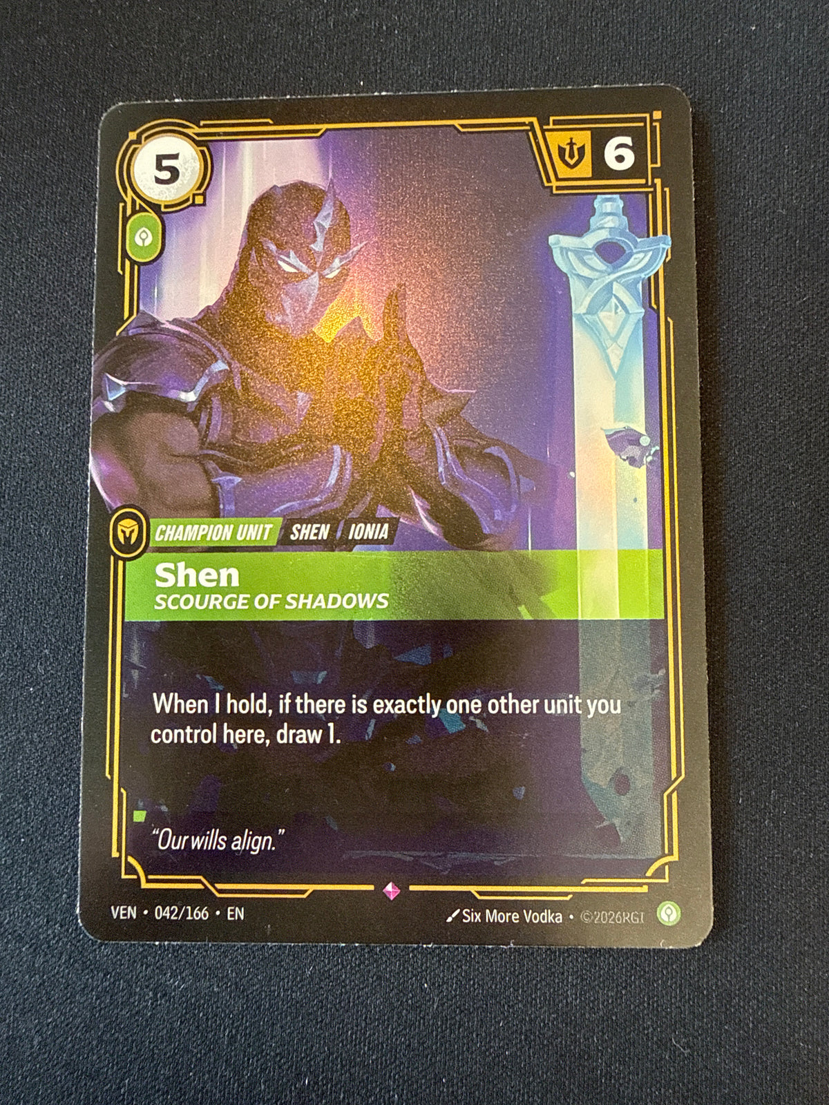 Shen scourge of Shadows