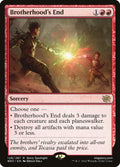 Brotherhoods end
