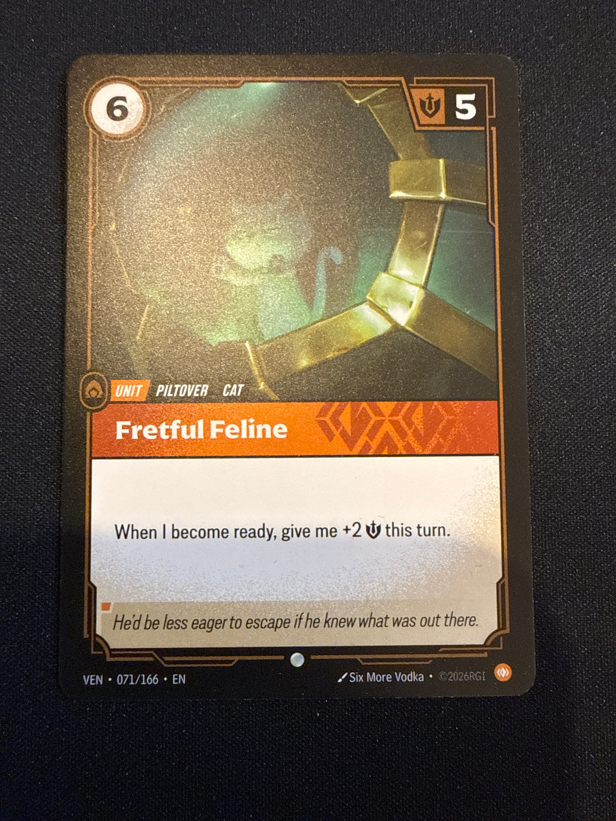 Fretful Feline