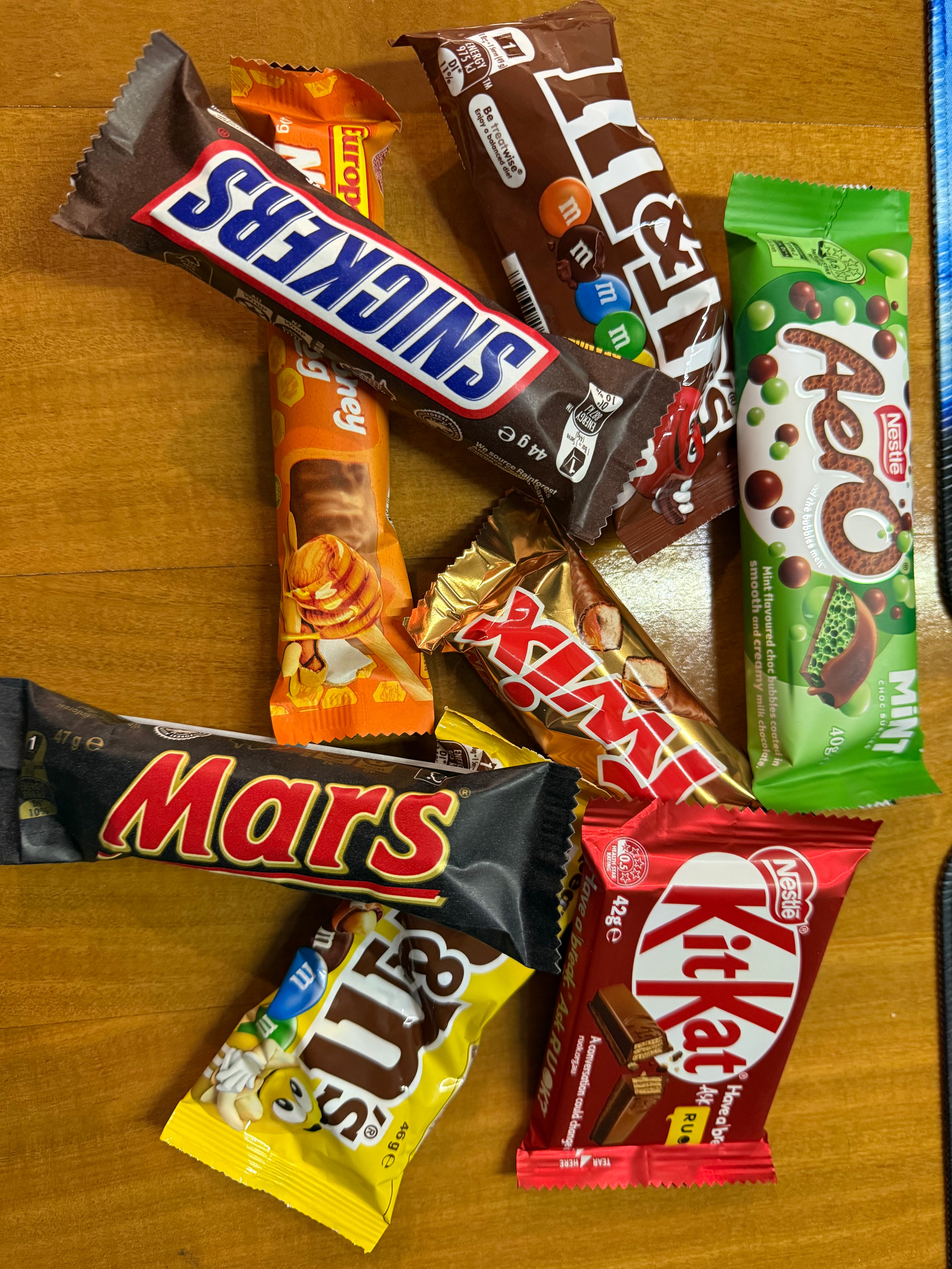 Mix of Chocolate Bars