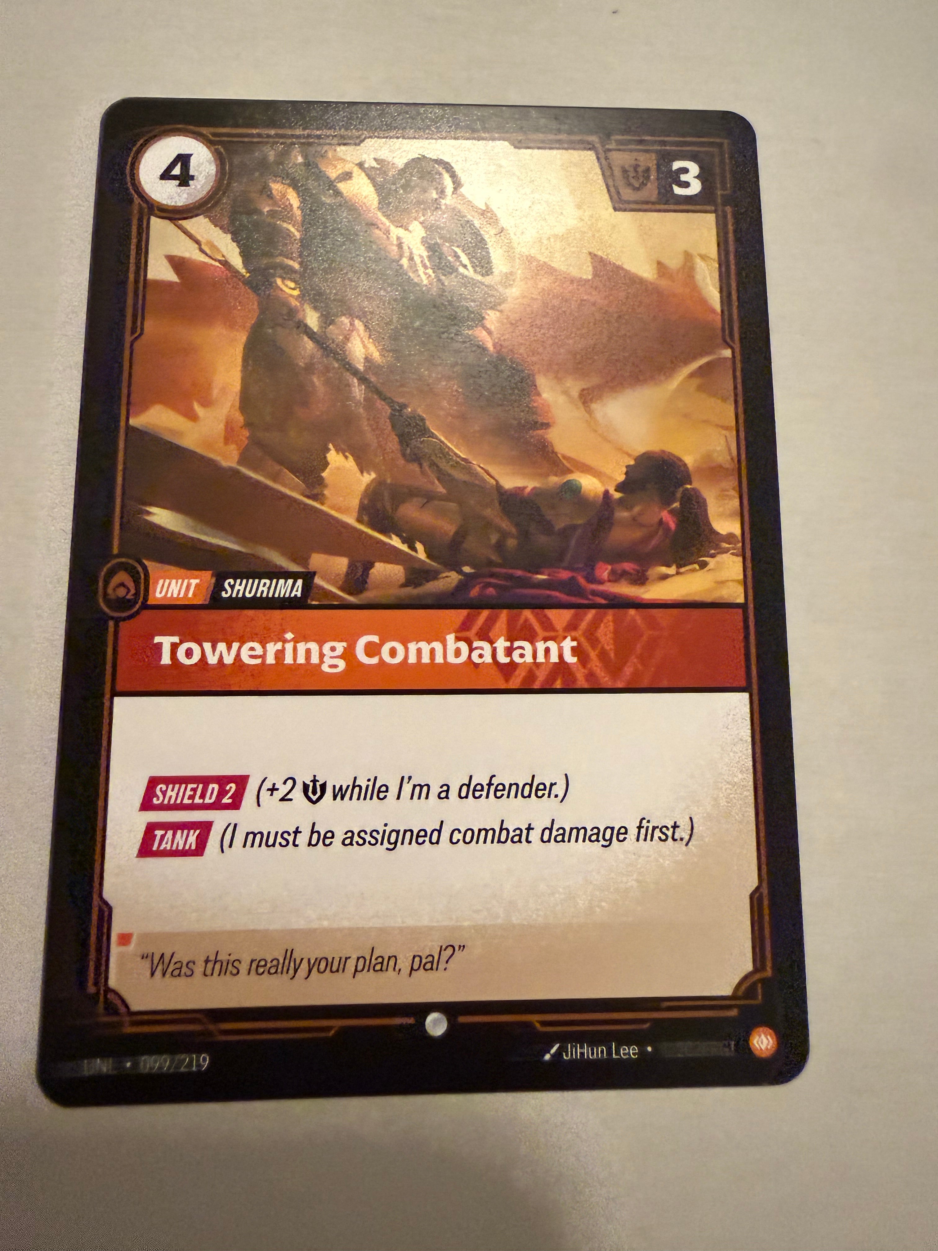 Towering Combatant