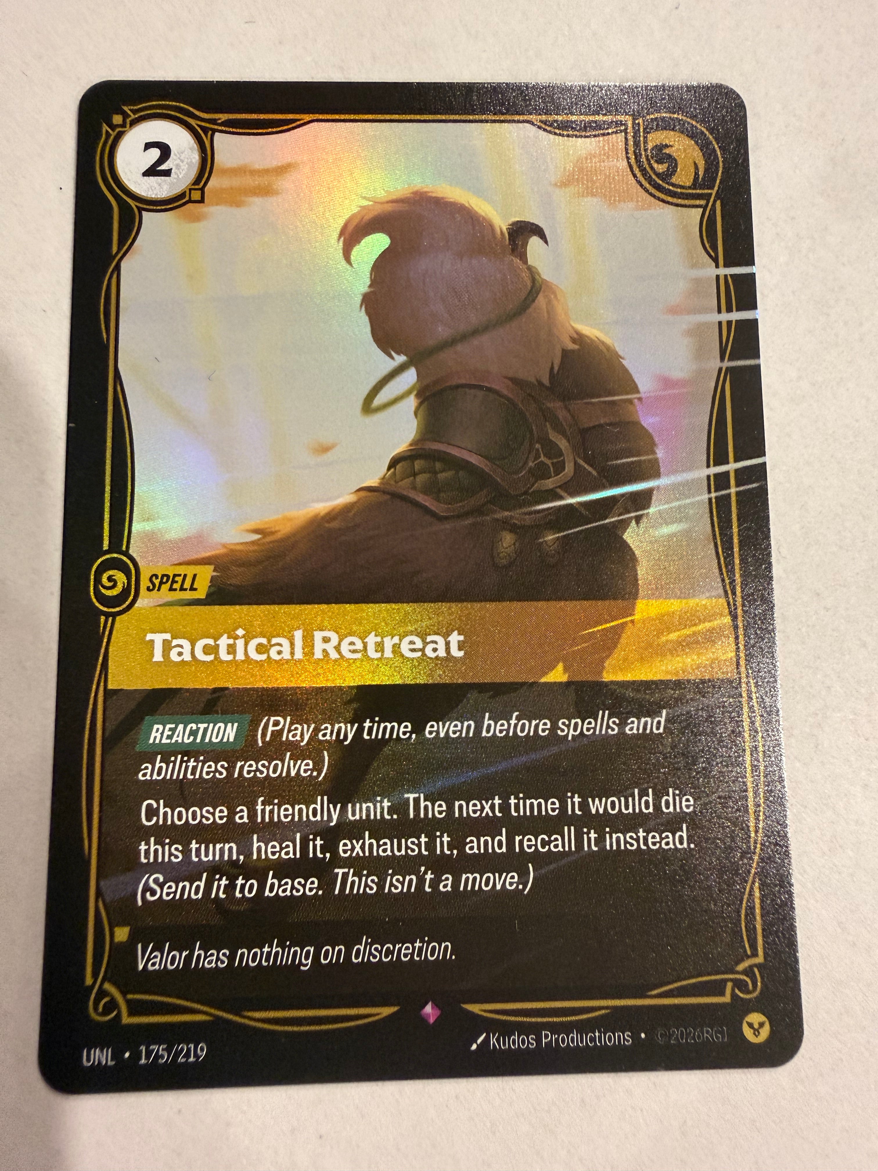 Tactical Retreat