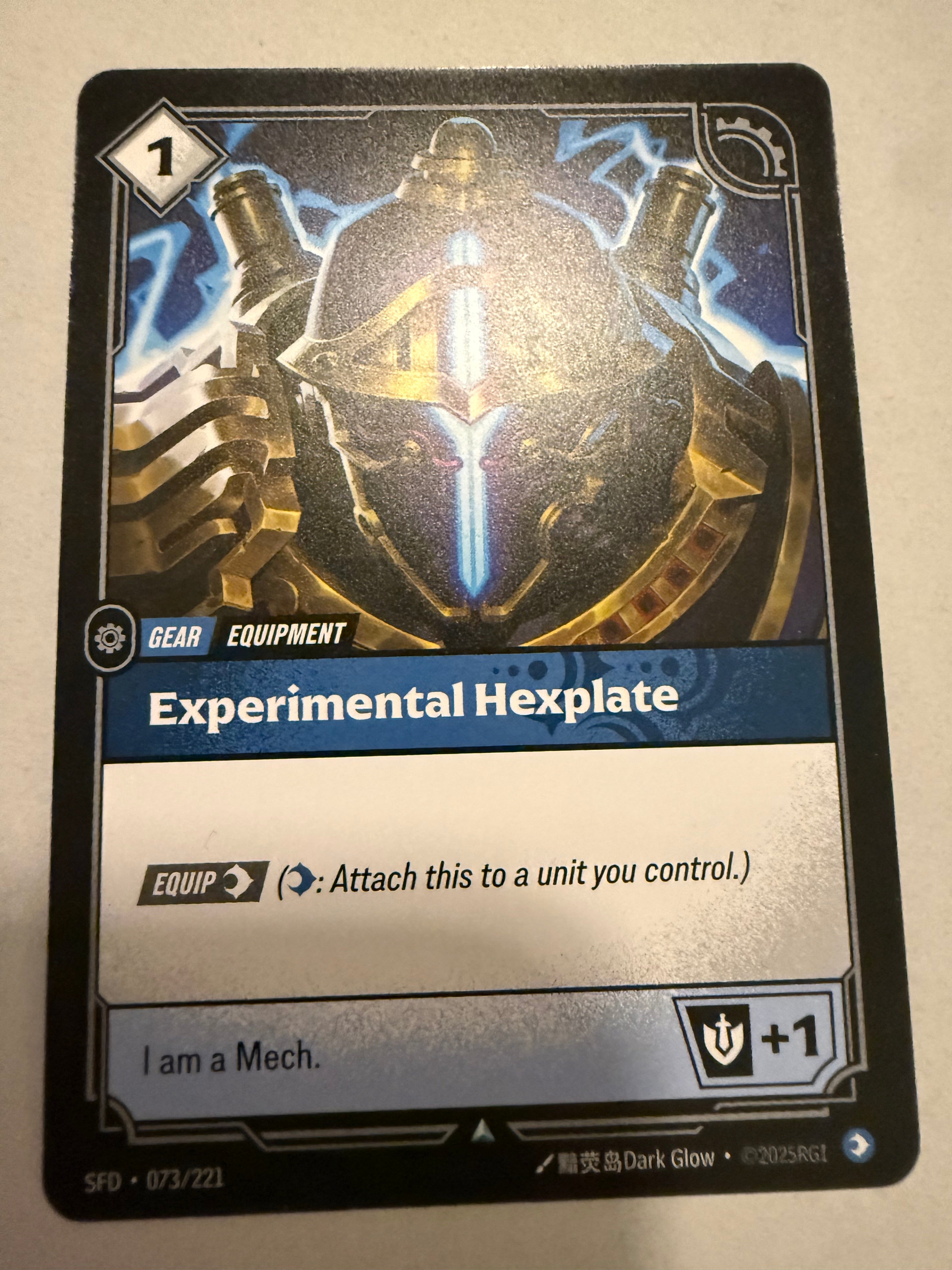 Experimental Hexplate