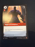 Right of Conquest