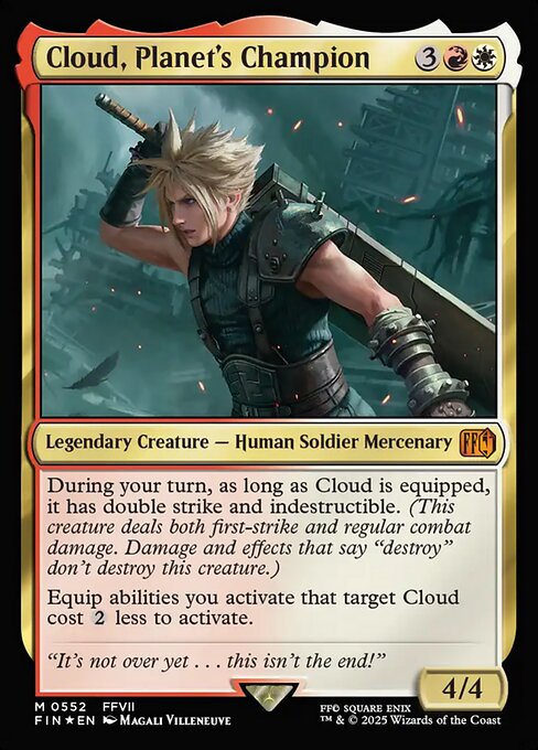 Cloud, planets champion