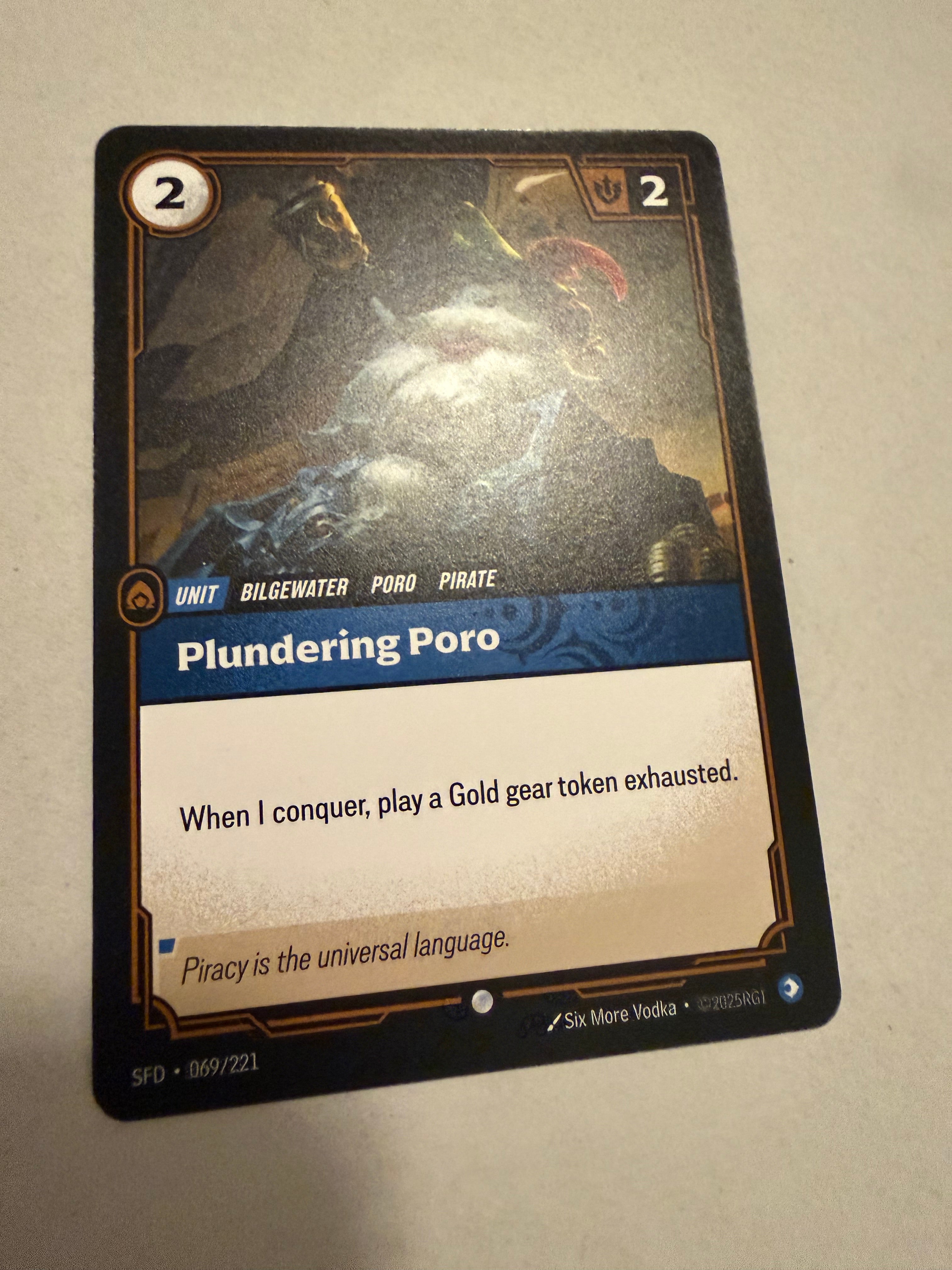 Plundering Poro
