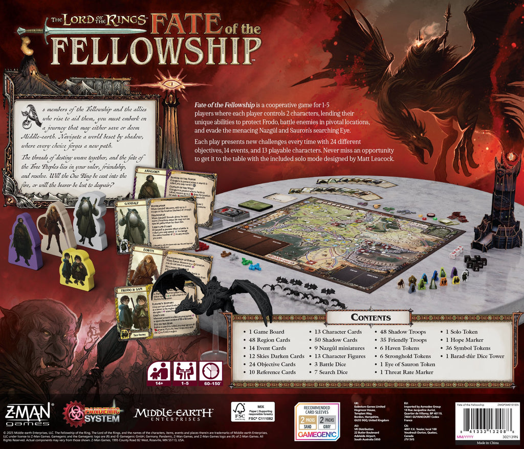 The Lord of The Rings Fate of the Fellowship