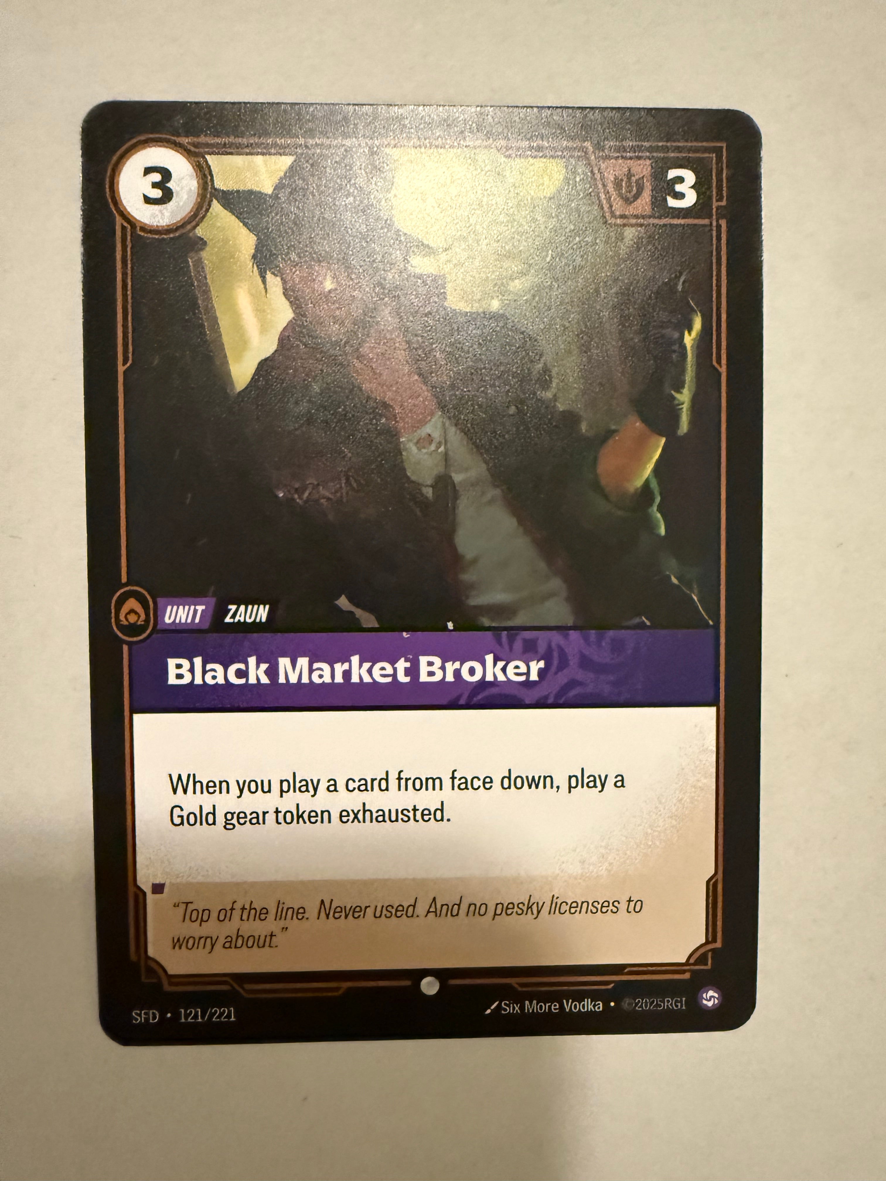 Black Market Broker