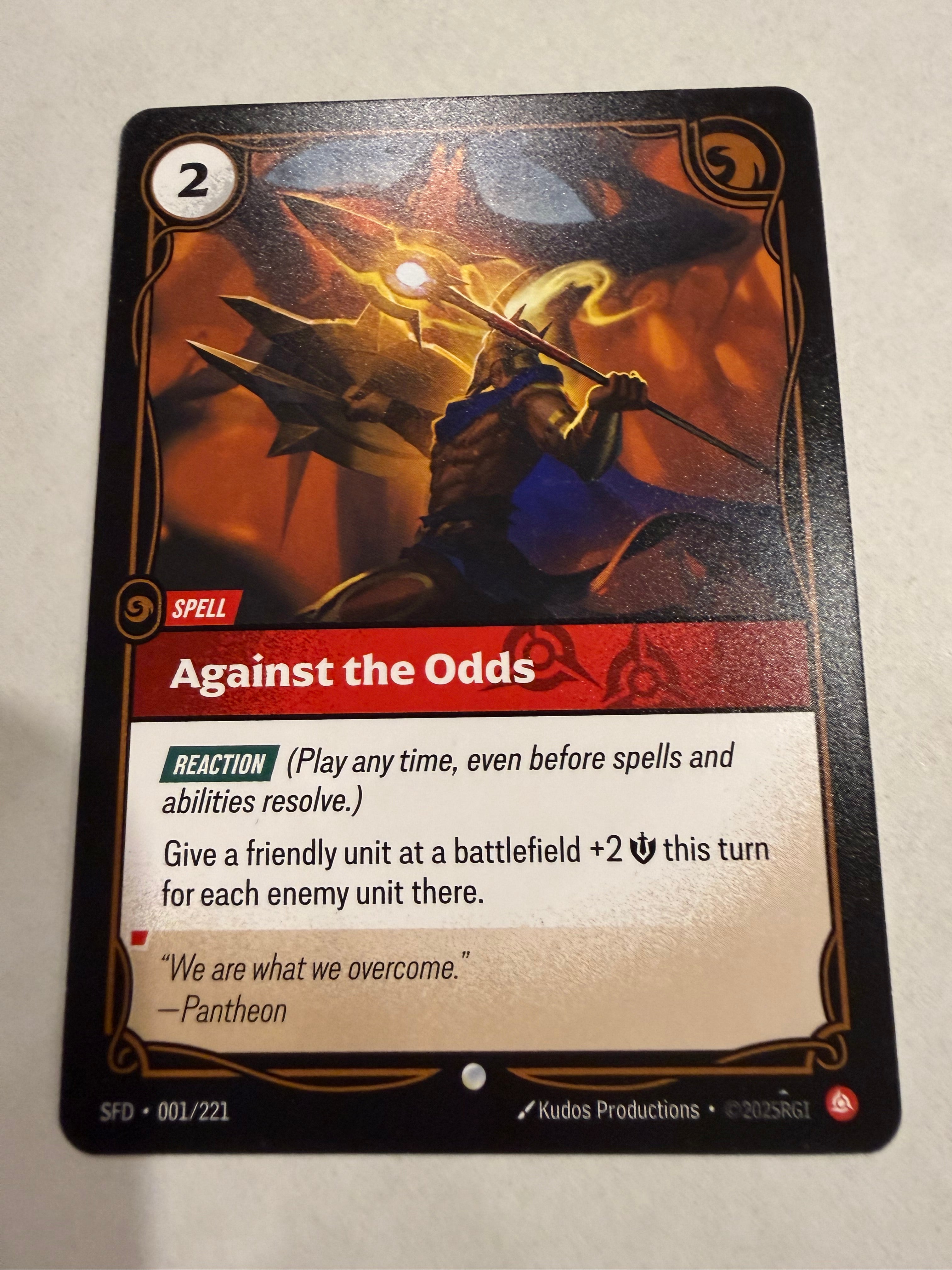Against the Odds