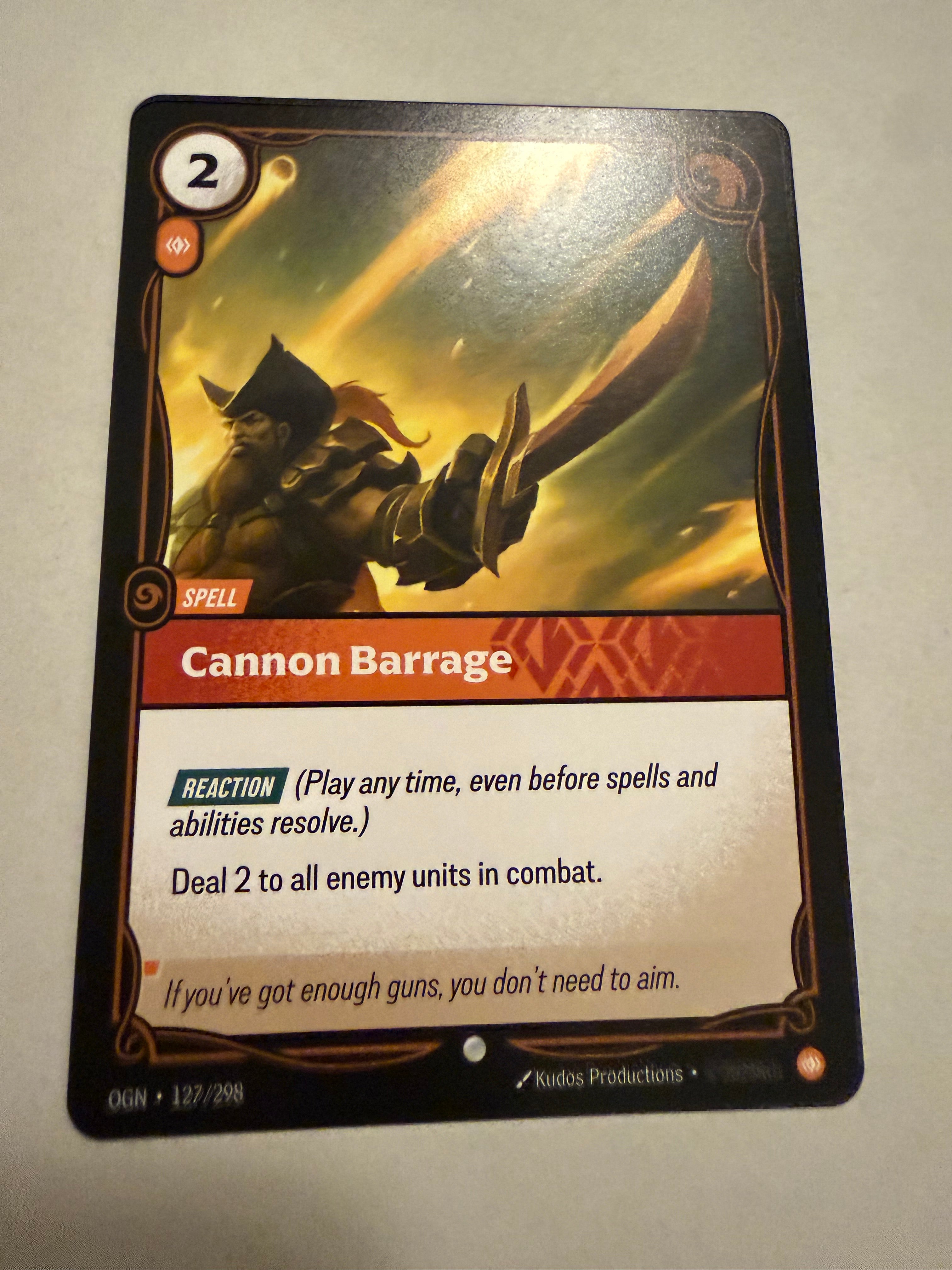Cannon Barrage