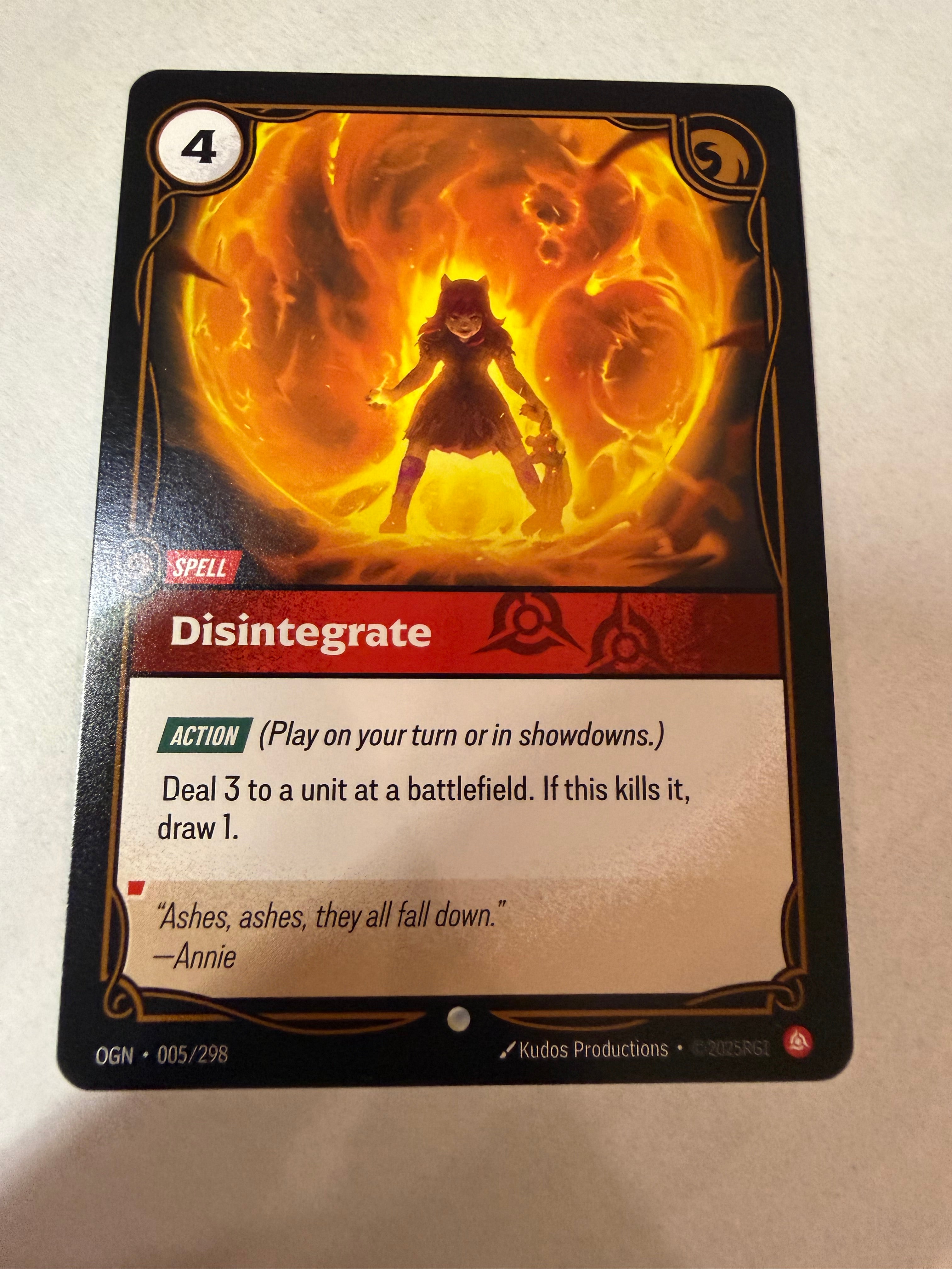 Disintegrate
