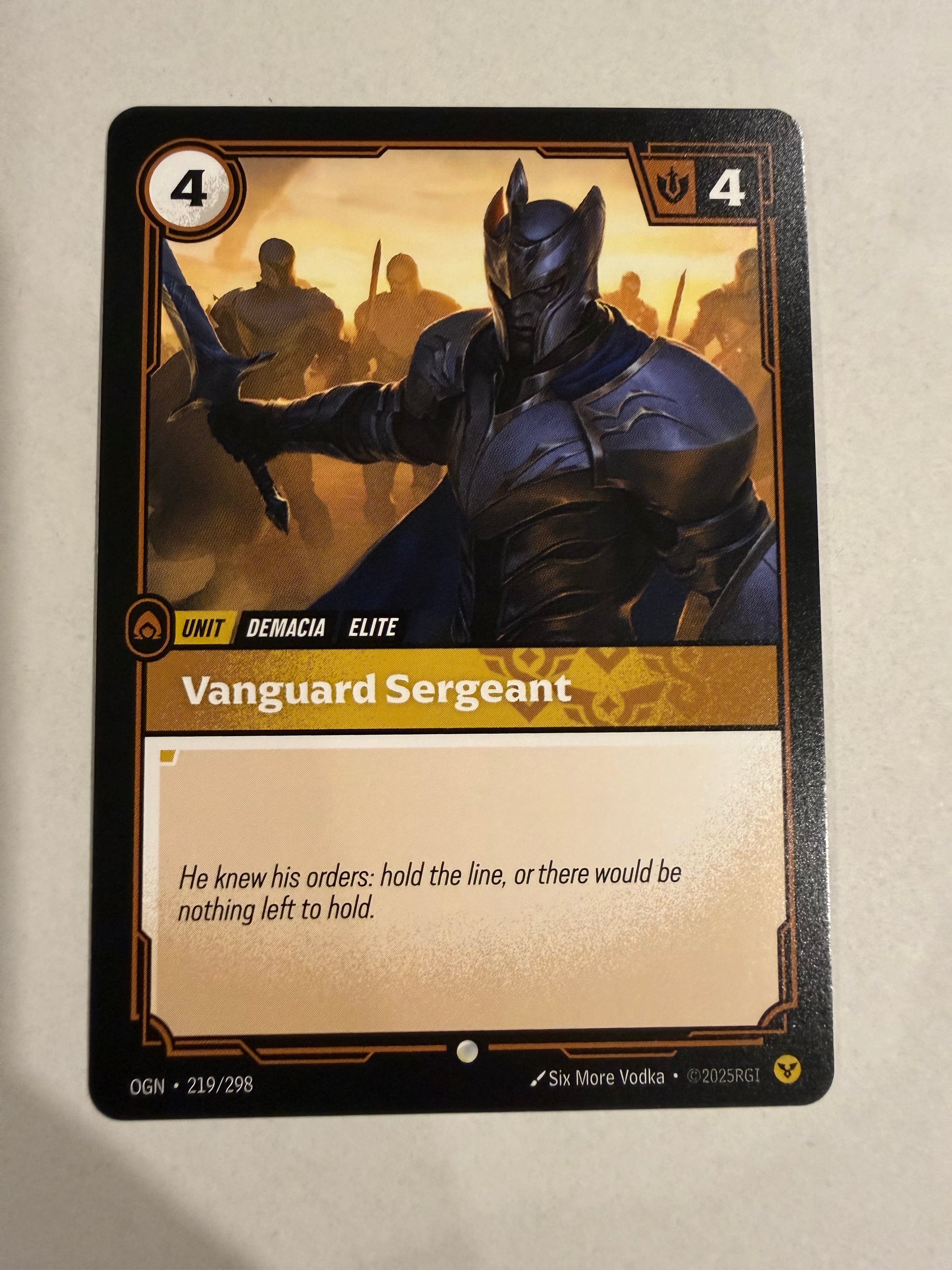 Vanguard Sergeant