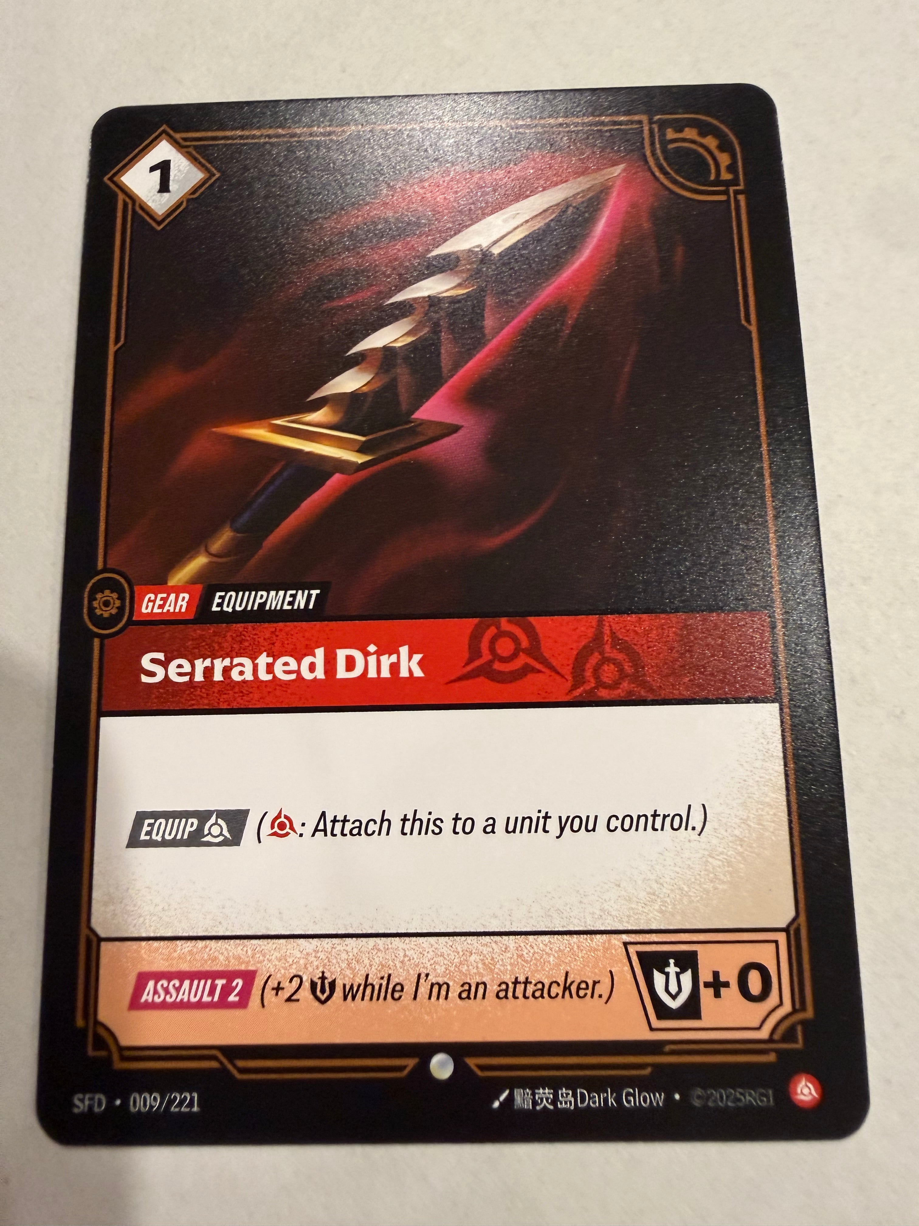 Serrated Dirk