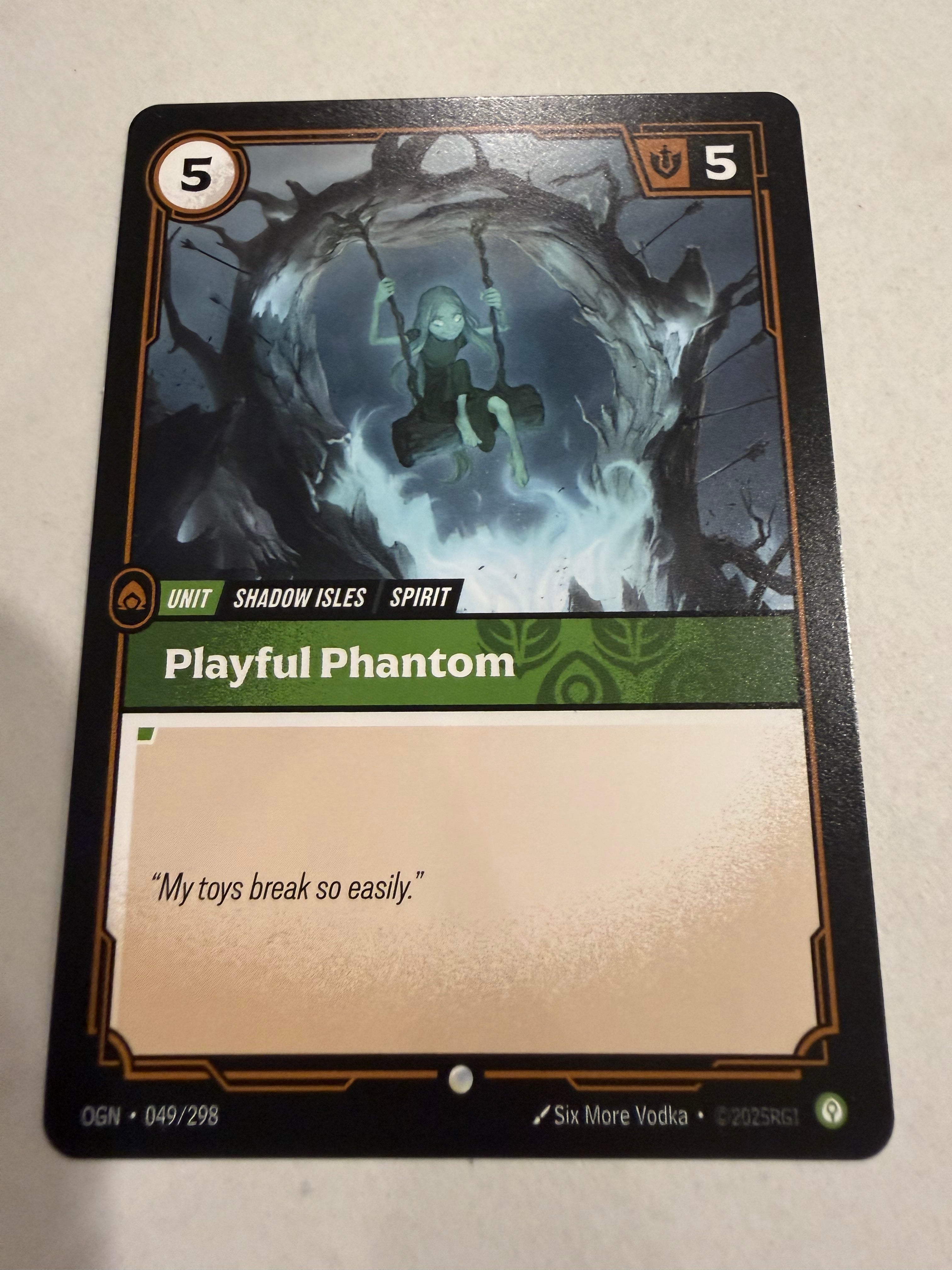 Playful Phantom