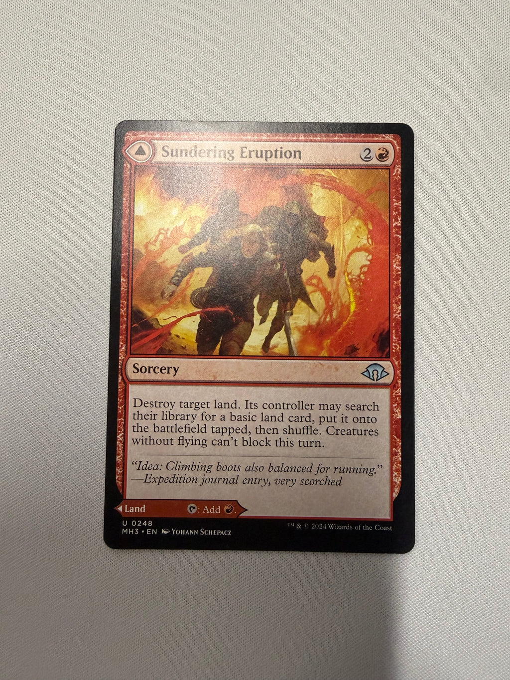 Sundering Eruption/ volcanic Fissure