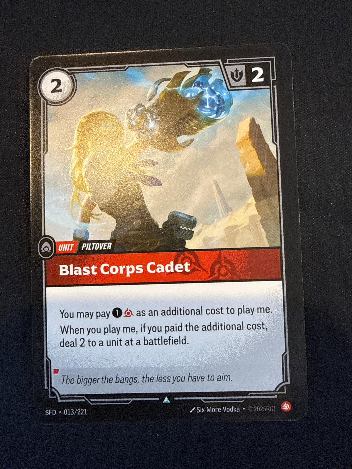 Blast corps Cadet