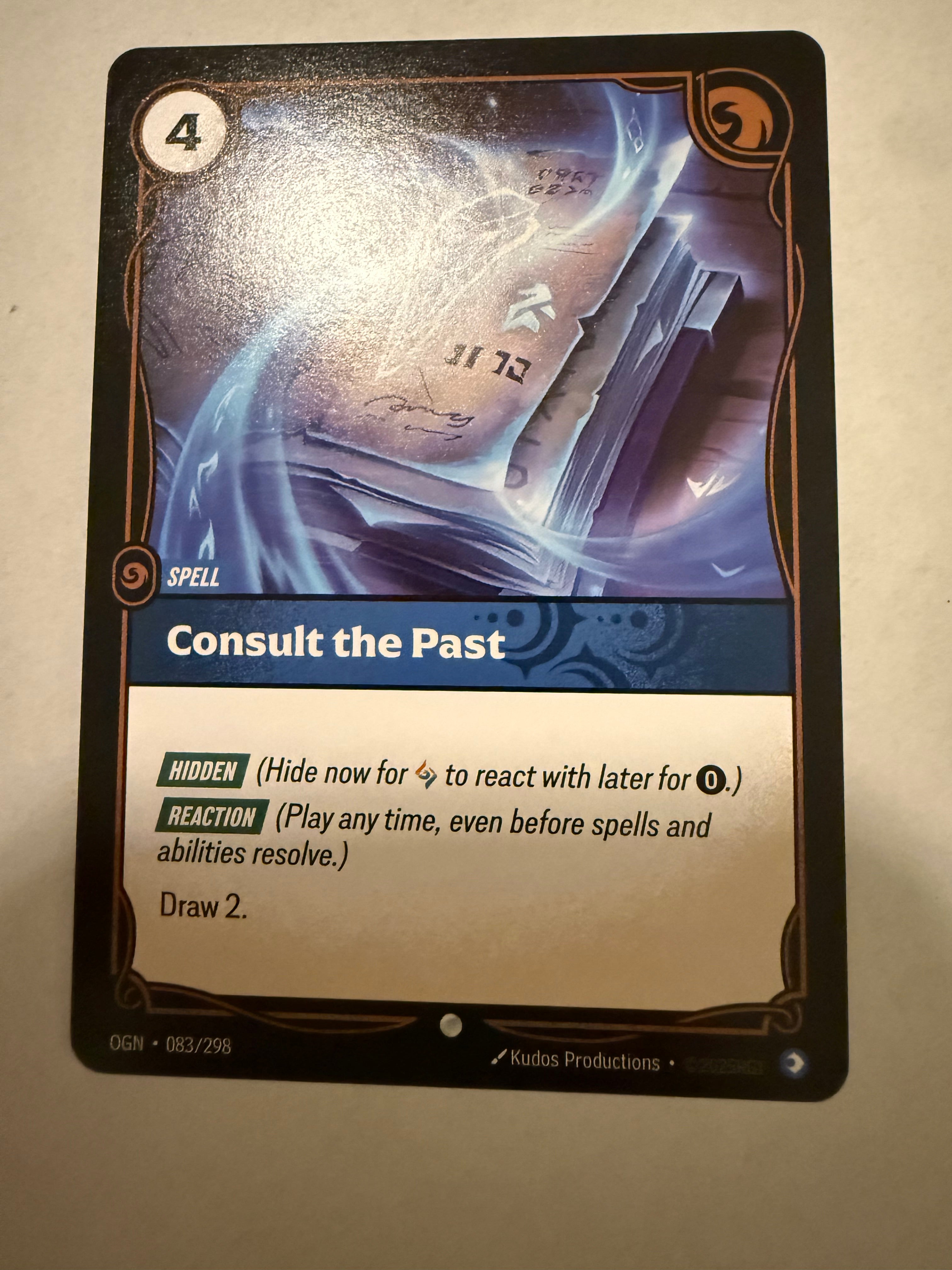 Consult the Past