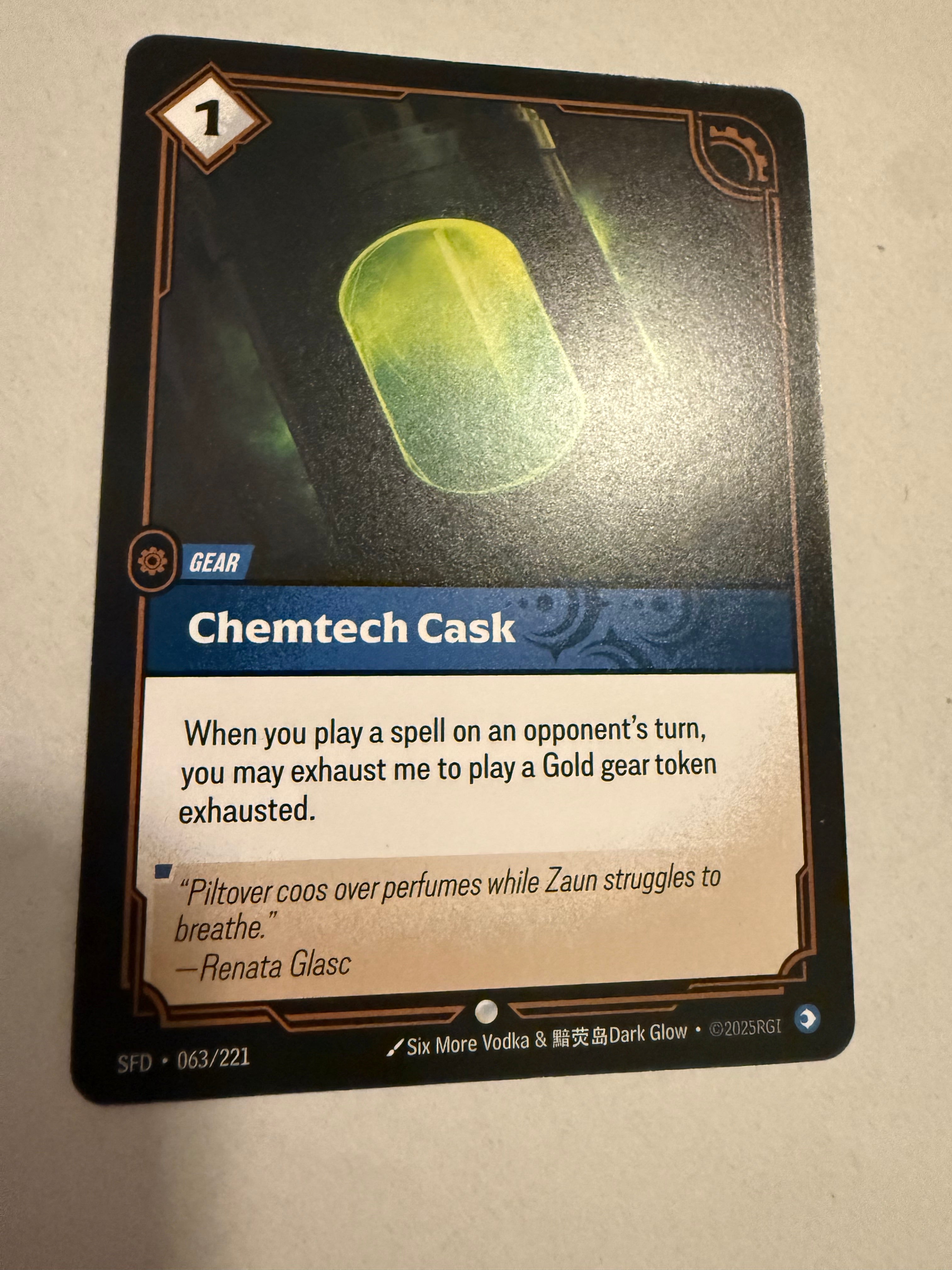 Chemtech Cask