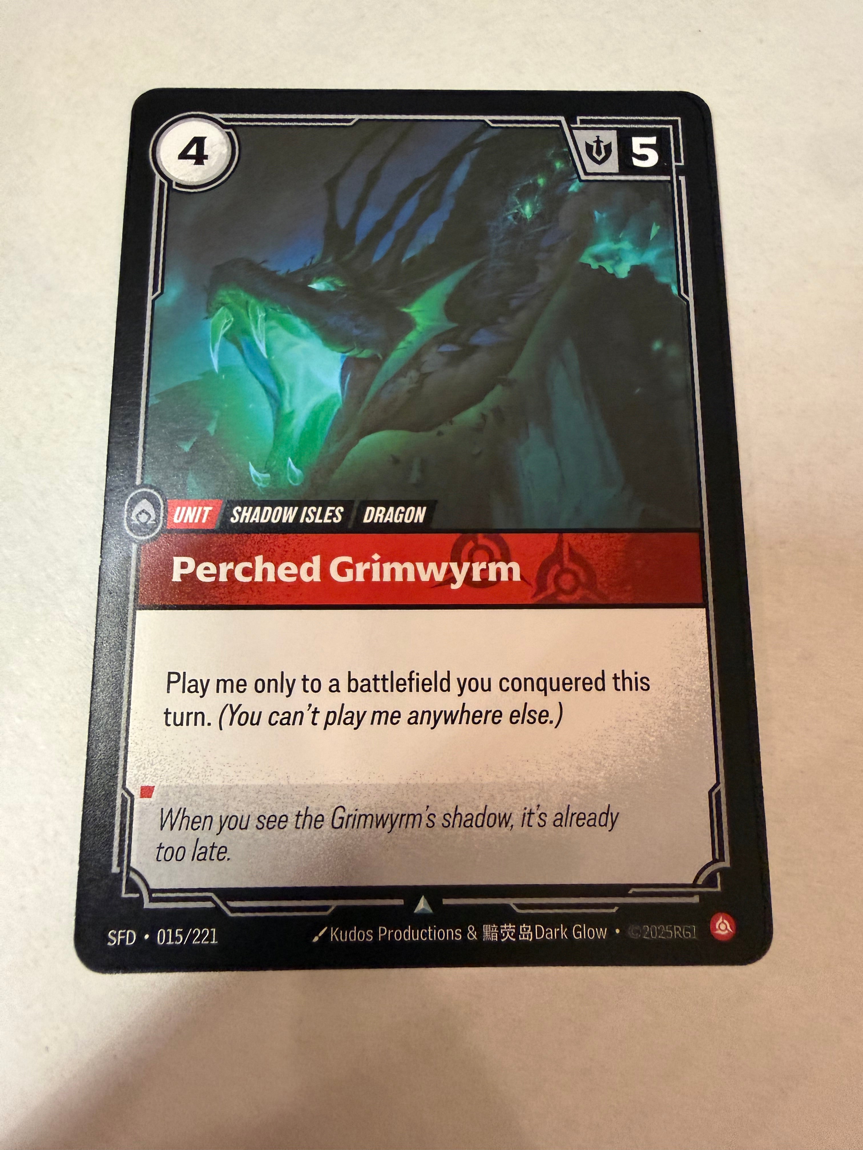 Perched Grimwyrm
