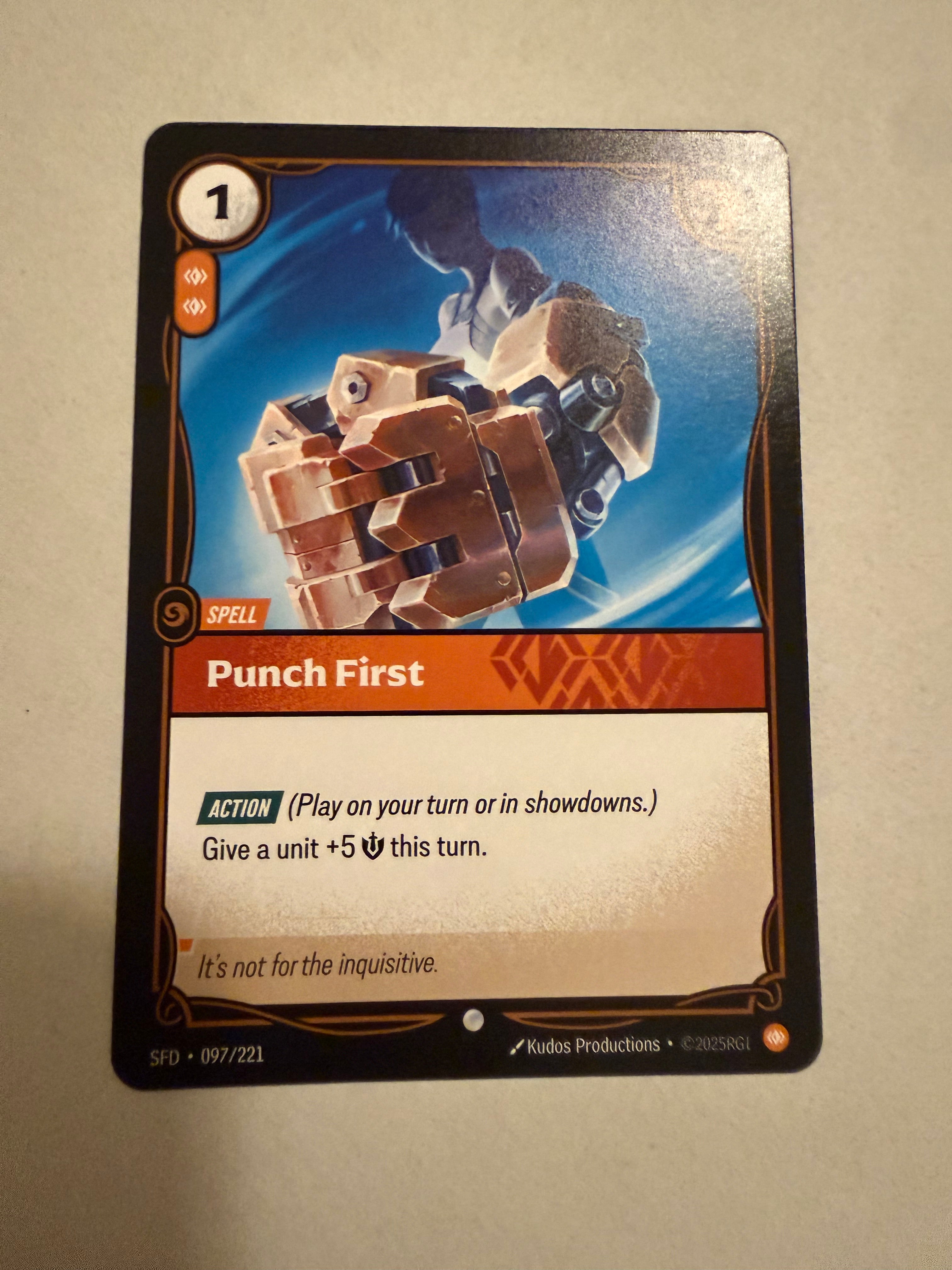 Punch First
